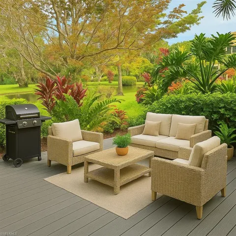 Virtually Staged Outdoor Padio