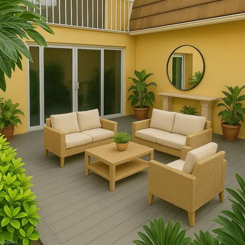 Virtually Staged Outdoor Padio