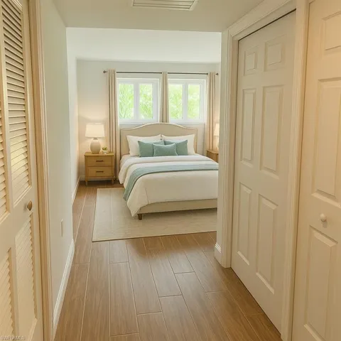 Virtually Staged Primary Bedroom
