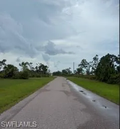 Looking South down the street