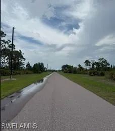 Looking North up the street