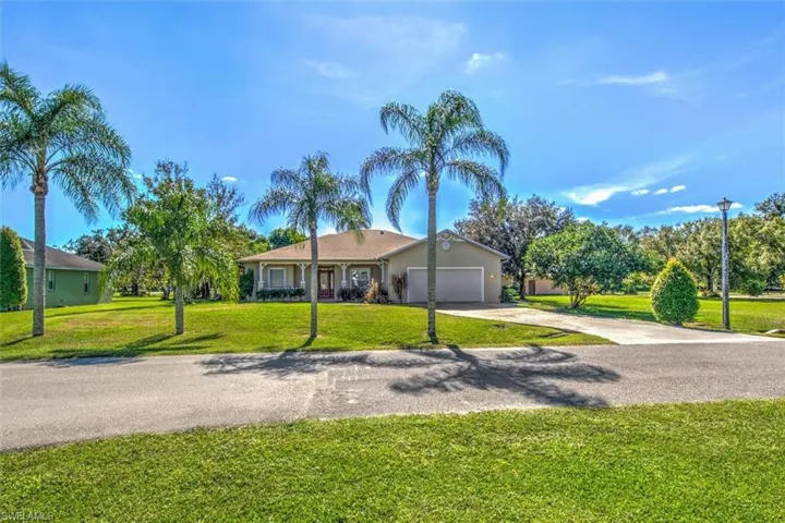 Front view of home with paved street