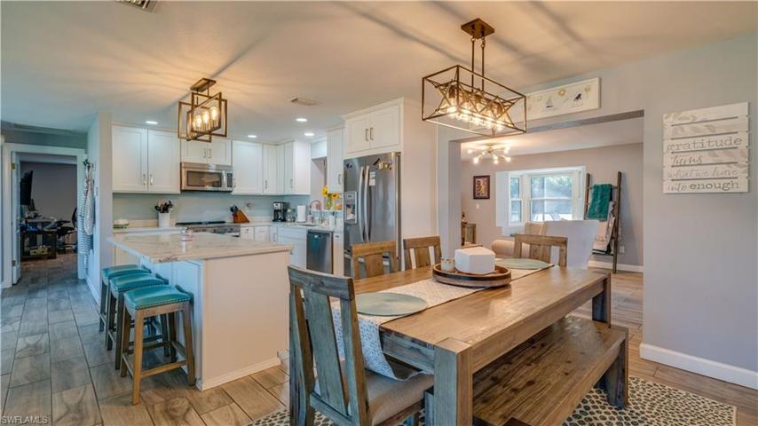 View of Dining Area and Kitchen