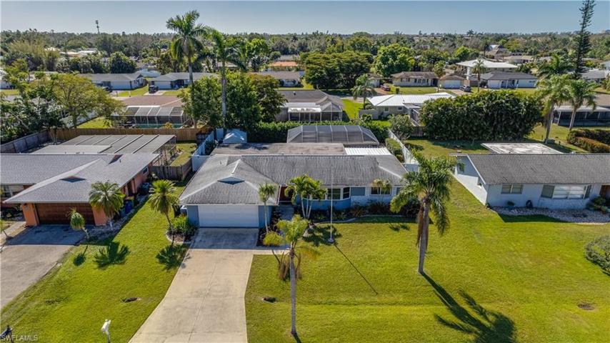 Aerial View of 1636 N Fountainhead Rd. Fort Myers, FL 33919