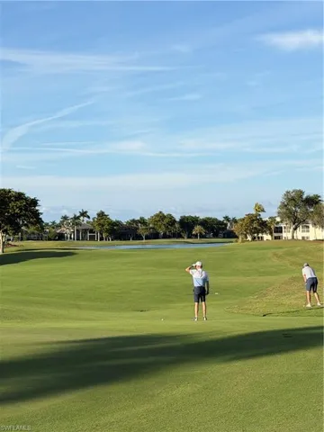 View of home's community featuring golf course view