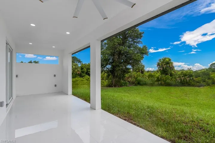 View of patio