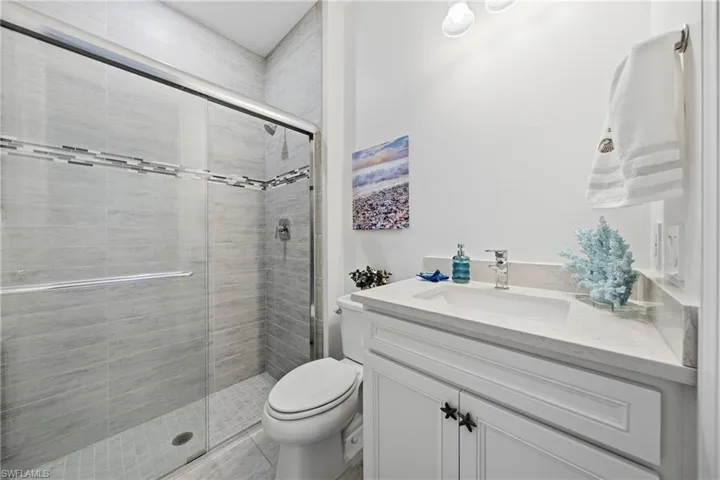 Clean, well-maintained bathroom with modern fixtures and finishes