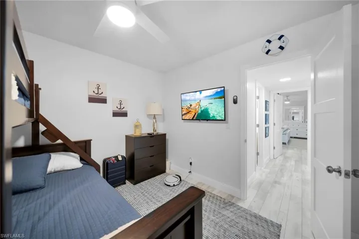 Guest Bedroom Hall with Guest Bathroom