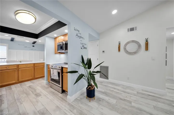 Kitchen view into Dining Room, Looking From Formal Dining area