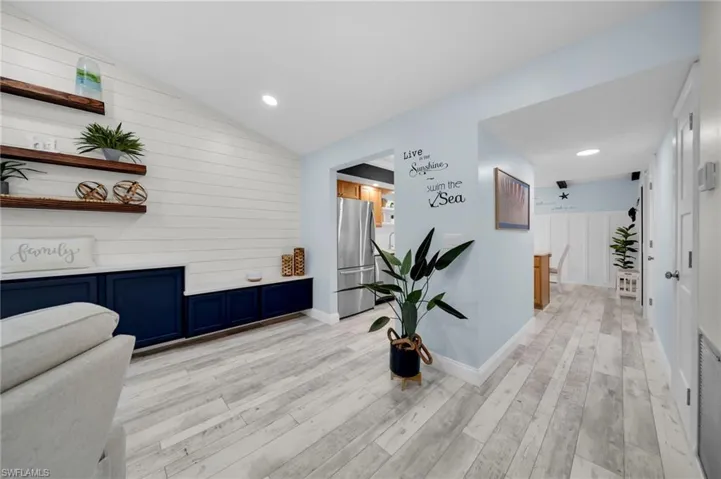 Entry Hall with Kitchen View and potential Formal Dining room space