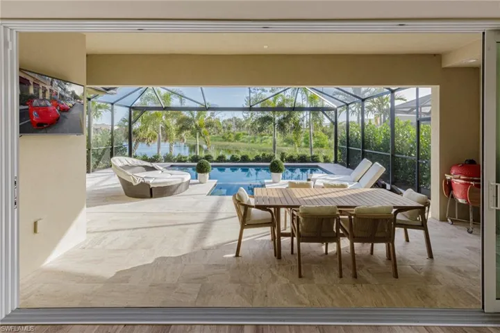 Dining area with a healthy amount of sunlight