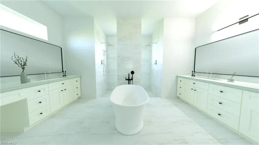 Rendering of Primary Bathroom