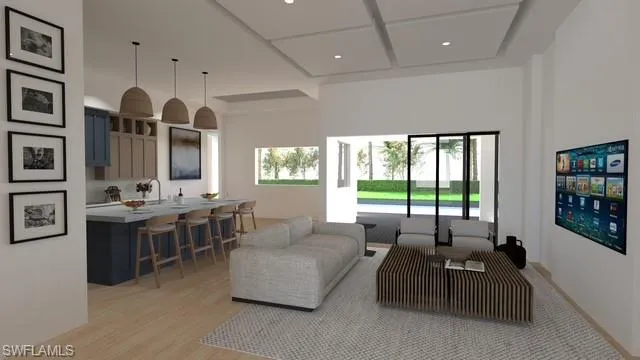 Rendering of Living Room