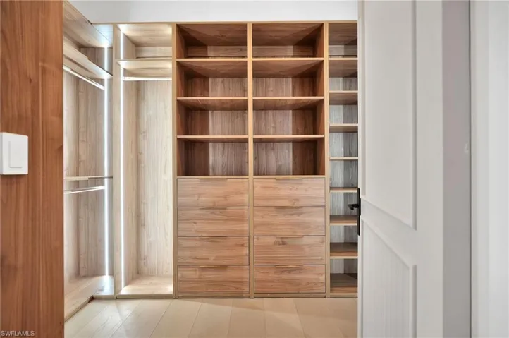 His Walk in closet