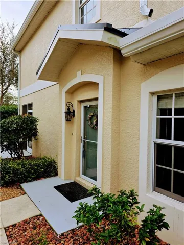 Entrance on the side of home