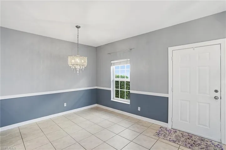 Front Door and Dining Area