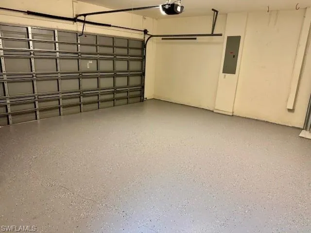 Freshly Painted Garage Floor