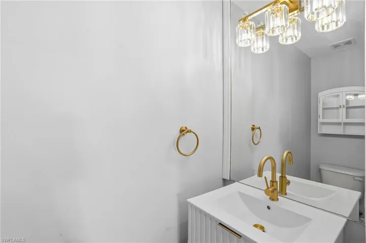 Half Bath on first level