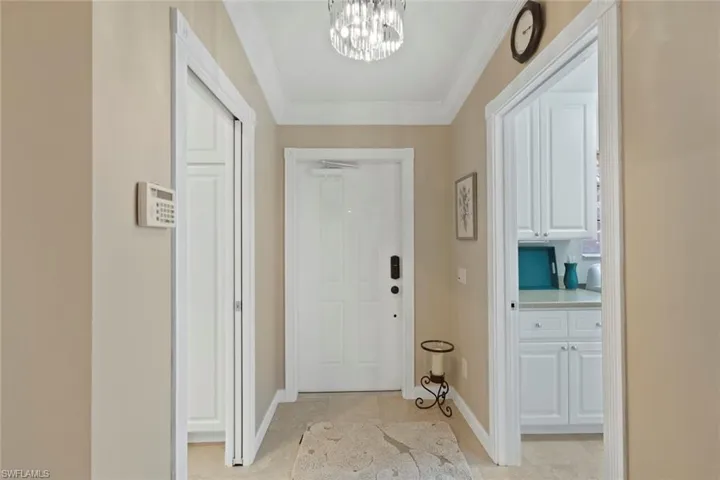 You enter the home into your foyer which is close to your laundry and kitchen entrance.