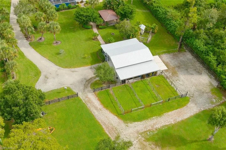 Barn and turn out areas