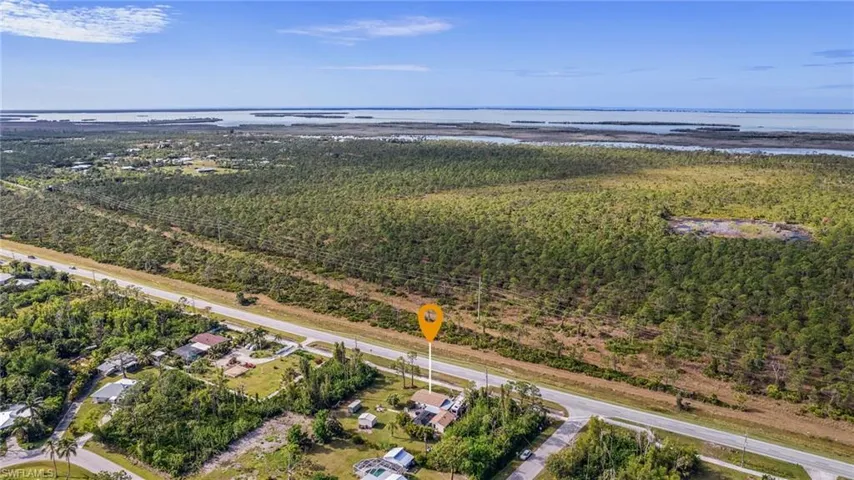 Looking SW at Pine Island Sound, and the Intracoastal Waterway.