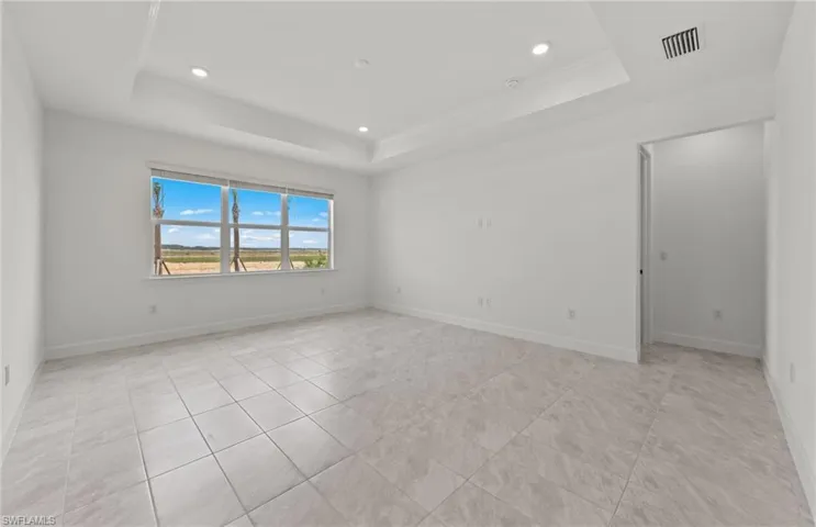 Gathering room - Tray ceiling & tons of natural light