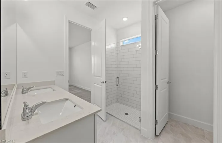 Walk-in shower