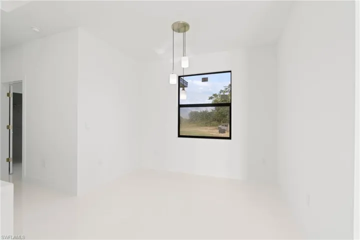 View of spare room