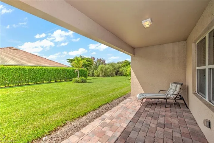 View of patio