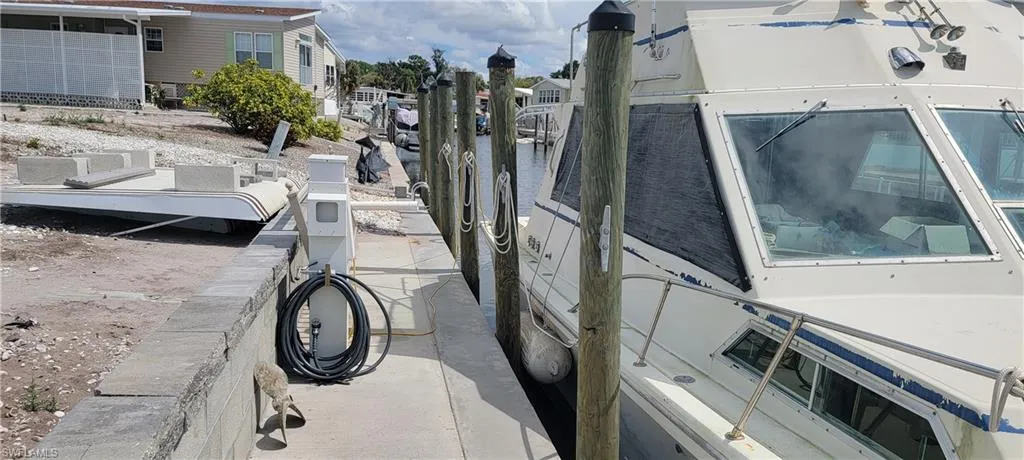 Cement Dock and retaining wall 3 years old