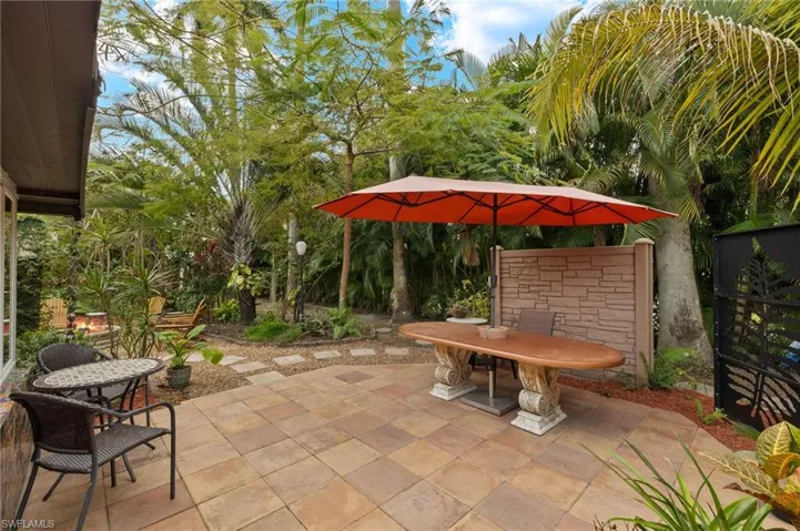 View of patio