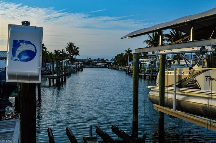 Long canal view