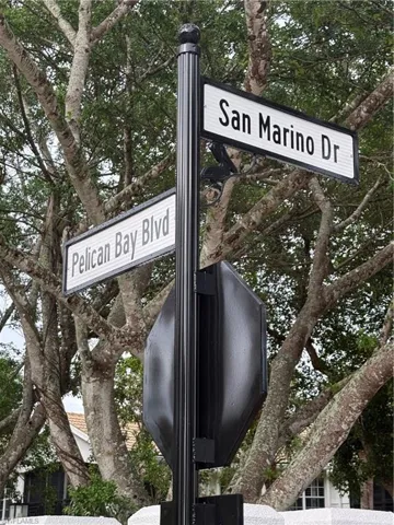 Neighborhood sign illustrating the property’s location in a desirable and well-established residential area
