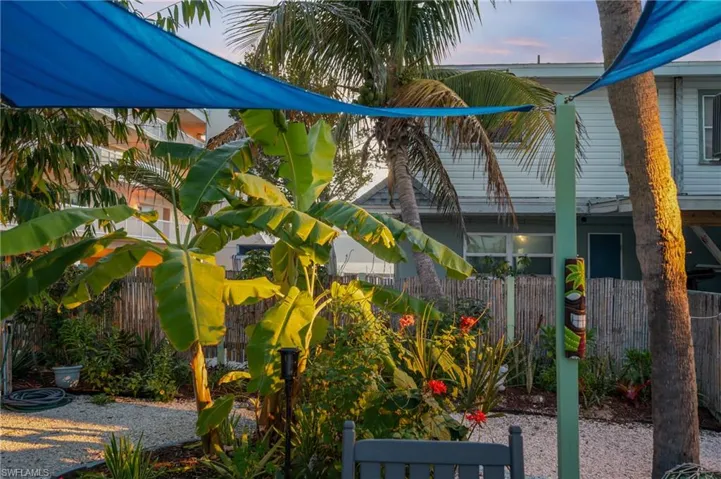 View of fenced yard