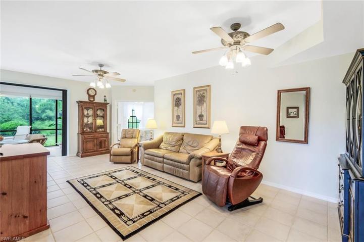 Spacious and open living area.