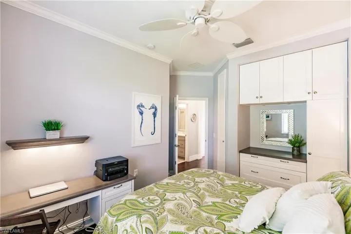 Comfort for your guests and custom built in