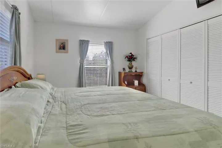 Bedroom featuring a closet