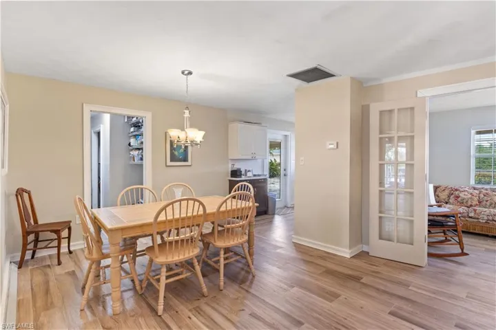 Conveniently located just off the kitchen.