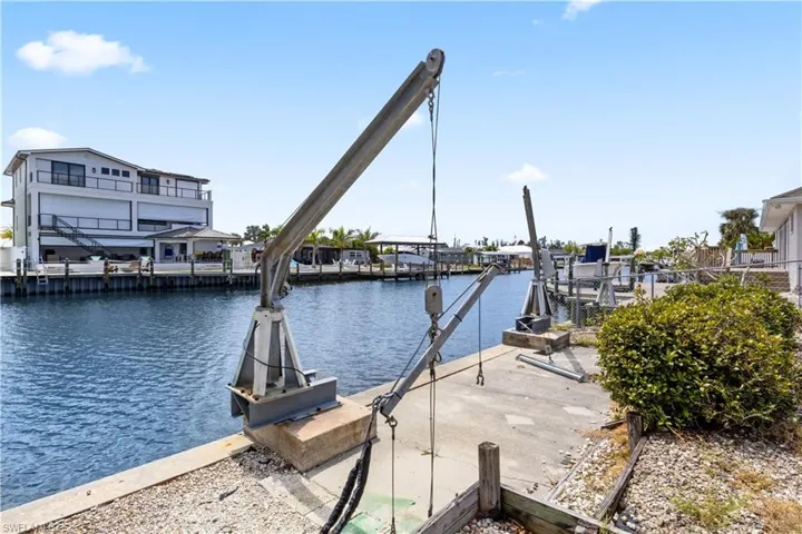 Dock, lift, and deep-water access just steps from your back door.
