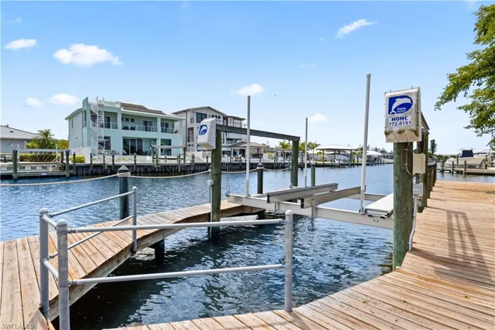 Enjoy stunning views of the canal, all while having the convenience of your own dock to park a boat, kayak, or jet ski.