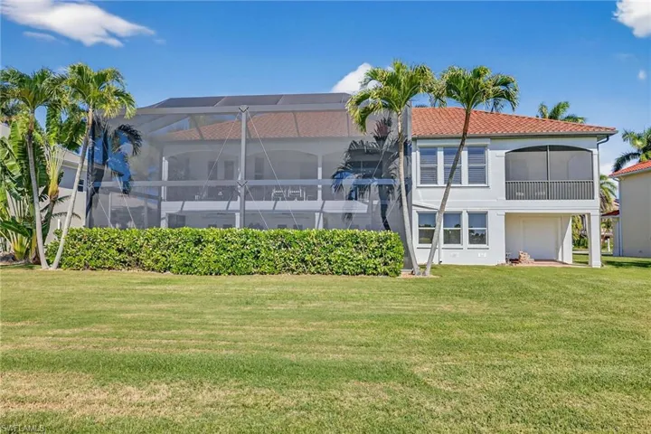 Rear view of house