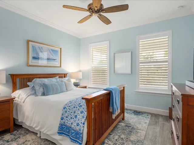 Guest Bedroom is spacious and located in the front of the home for privacy and great natural lighting