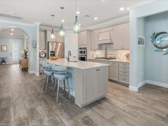 Kitchen is light, bright, and open to the great room