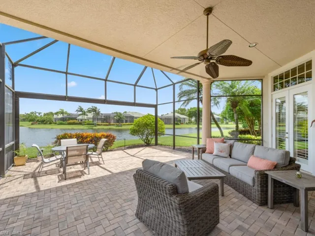 Screened lanai