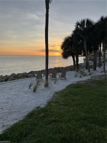 Sunset from the beachy area