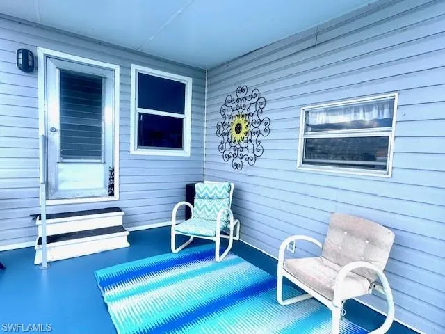 Covered Patio at waterfront