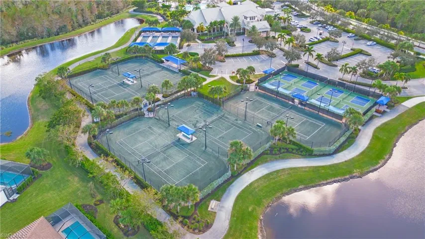 Community Tennis Courts, Pickle Ball Courts, and Bocce