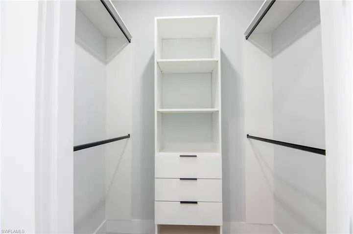 View of spacious closet