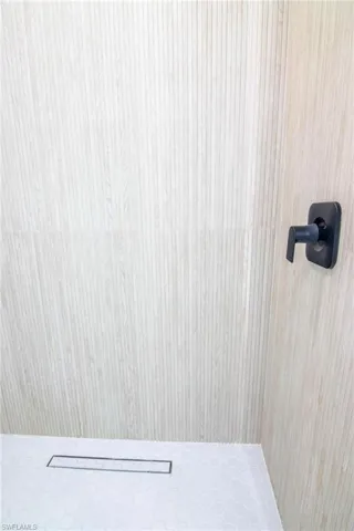 Interior details with walk in shower