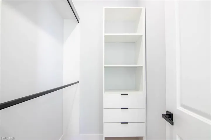 View of spacious closet